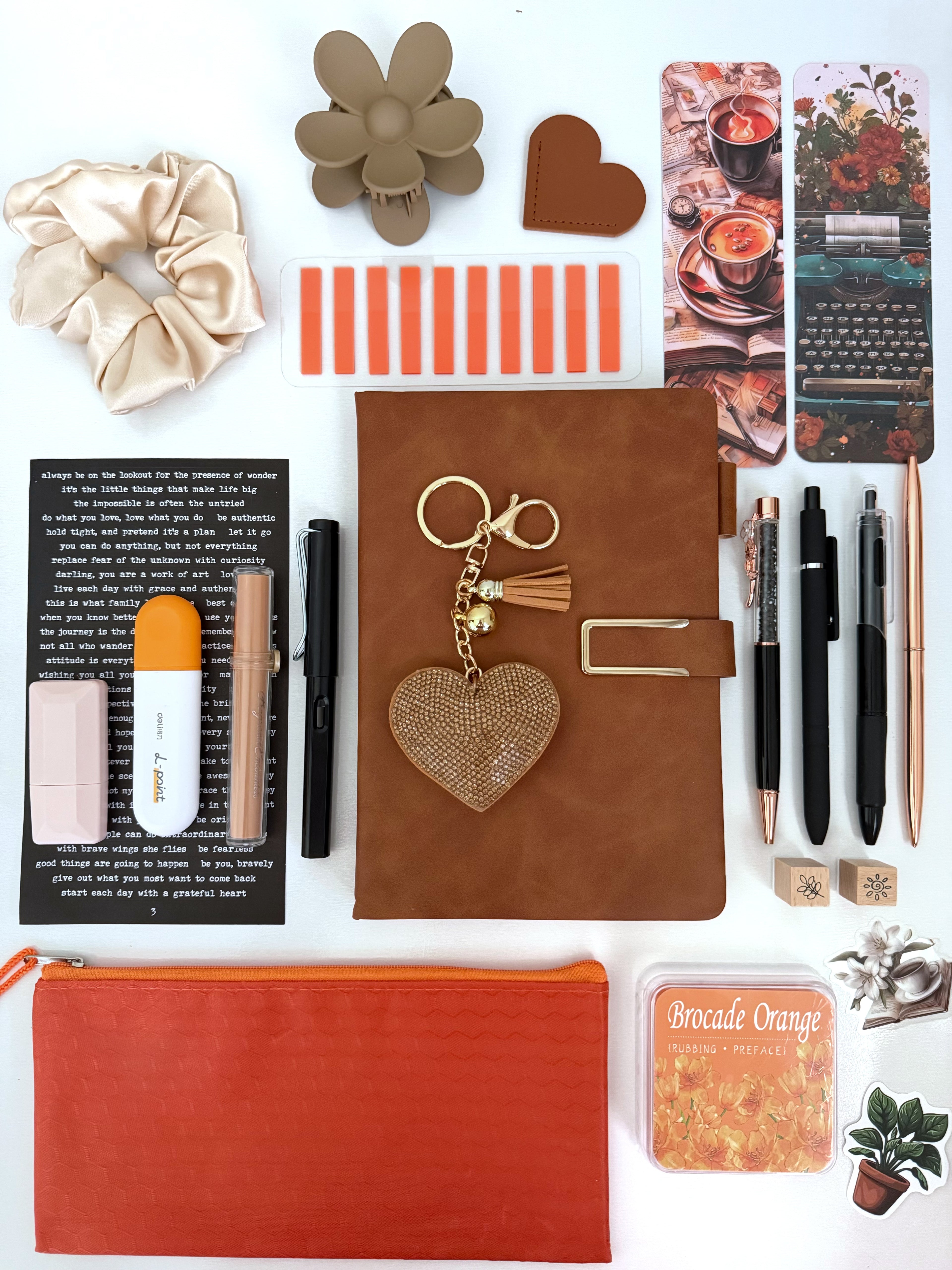 Brown & Orange Bookish Bundle