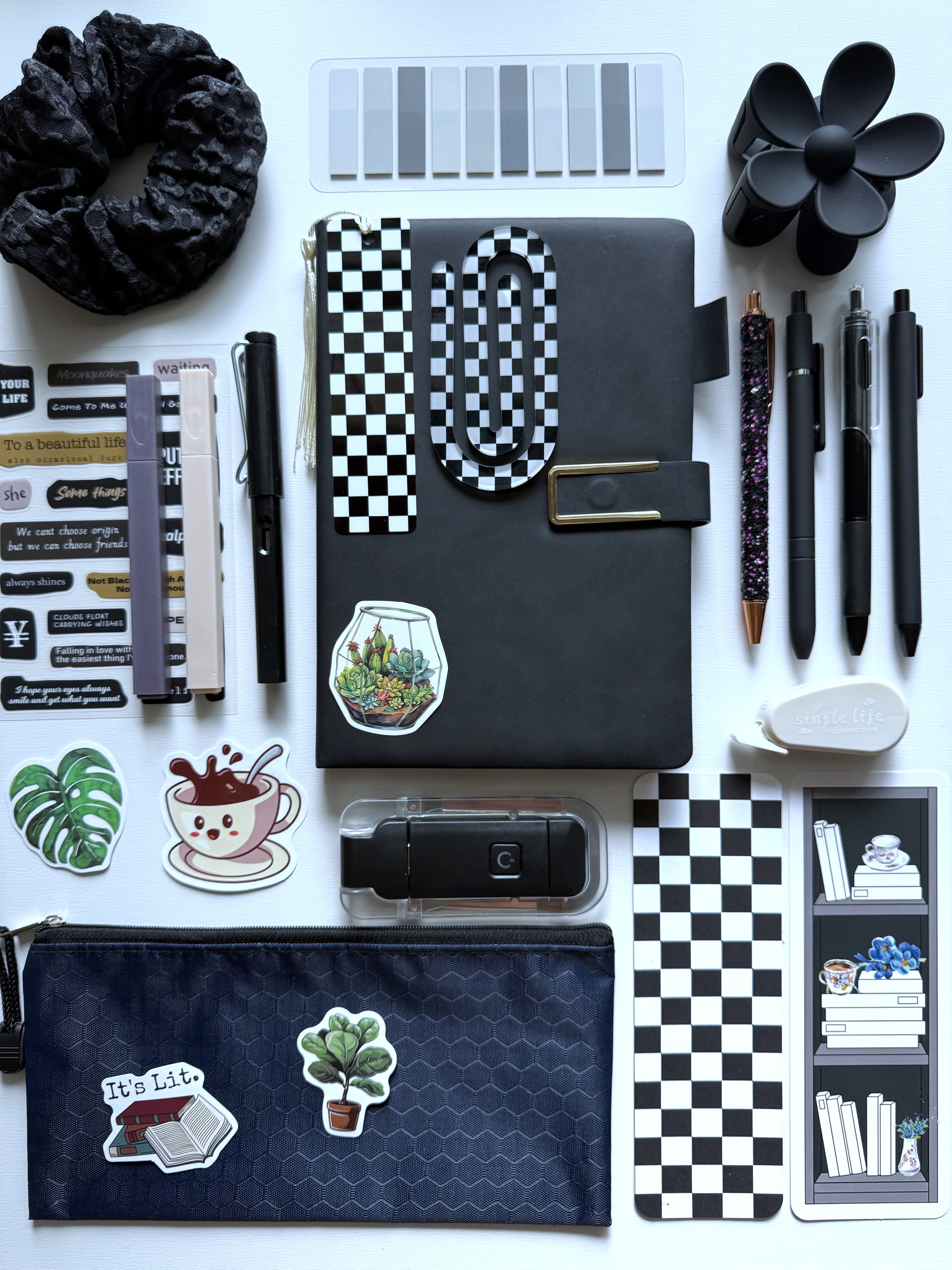 Black Bookish Bundle (notebook А5)