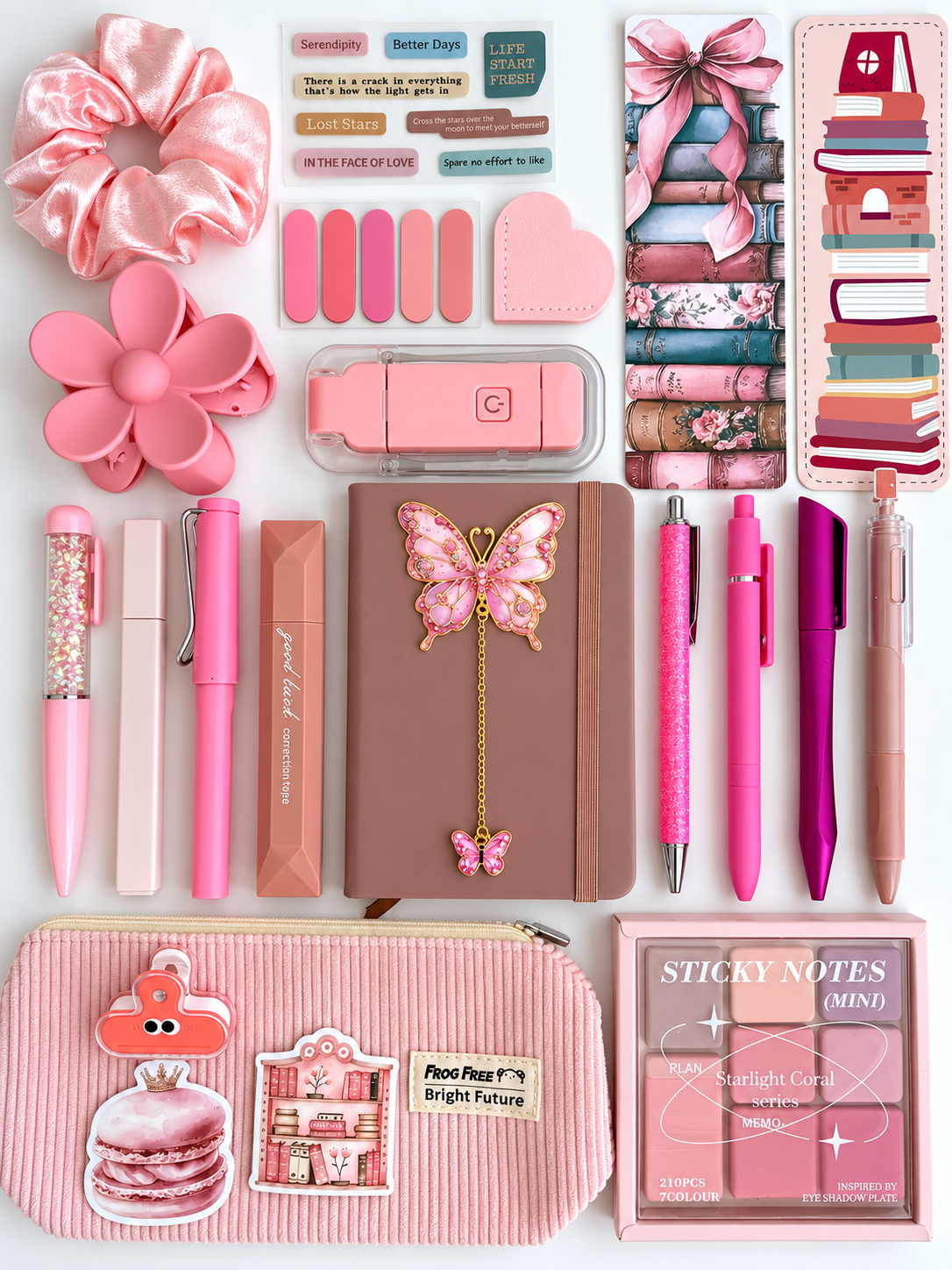 Dark Pink Bookish Bundle