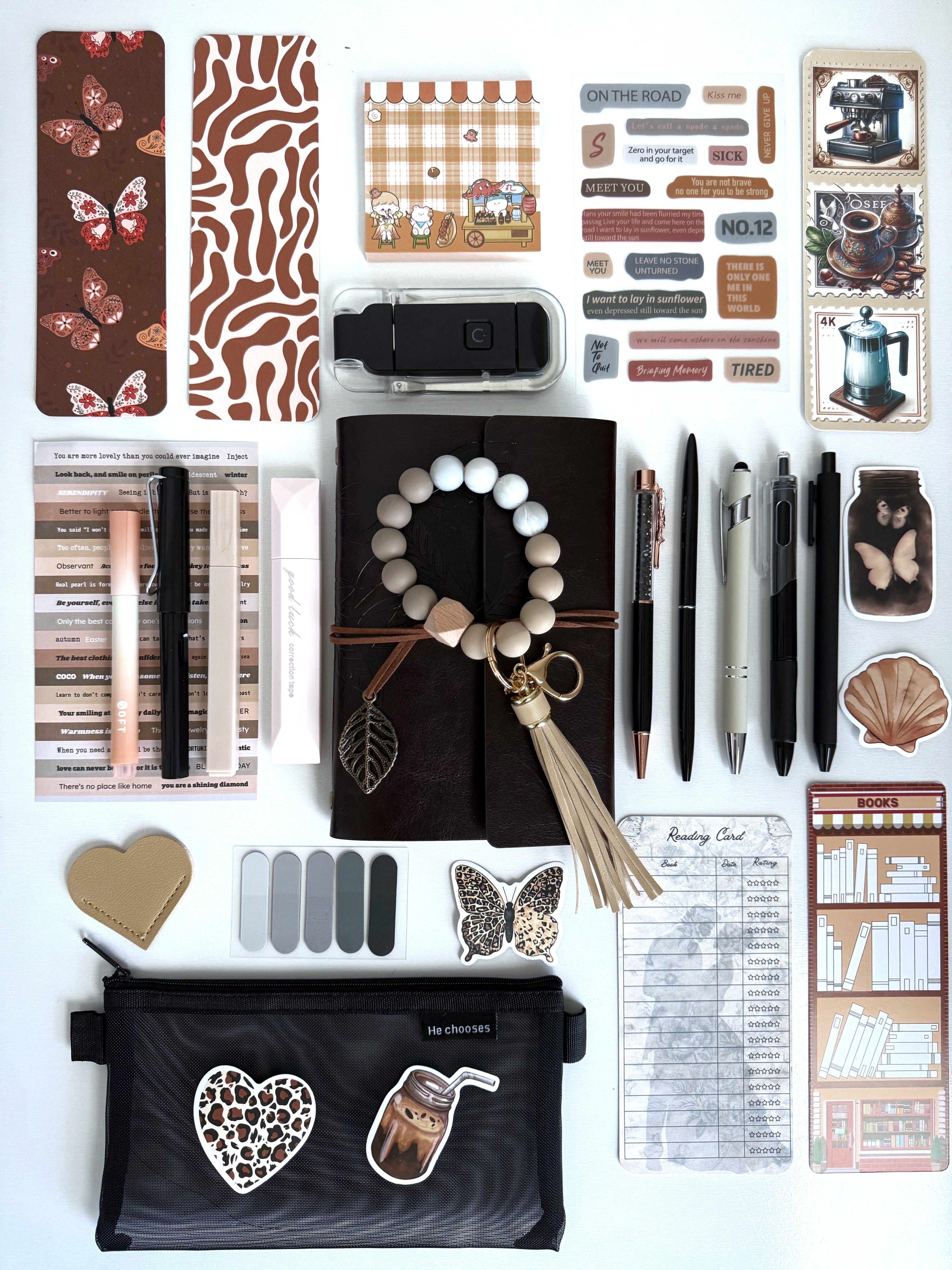 Dark Brown Bookish Bundle