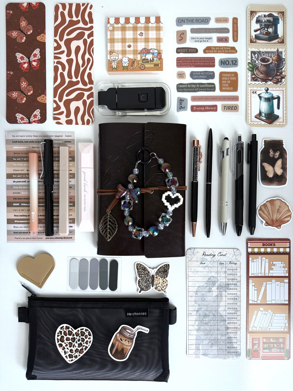 Dark Brown Bookish Bundle