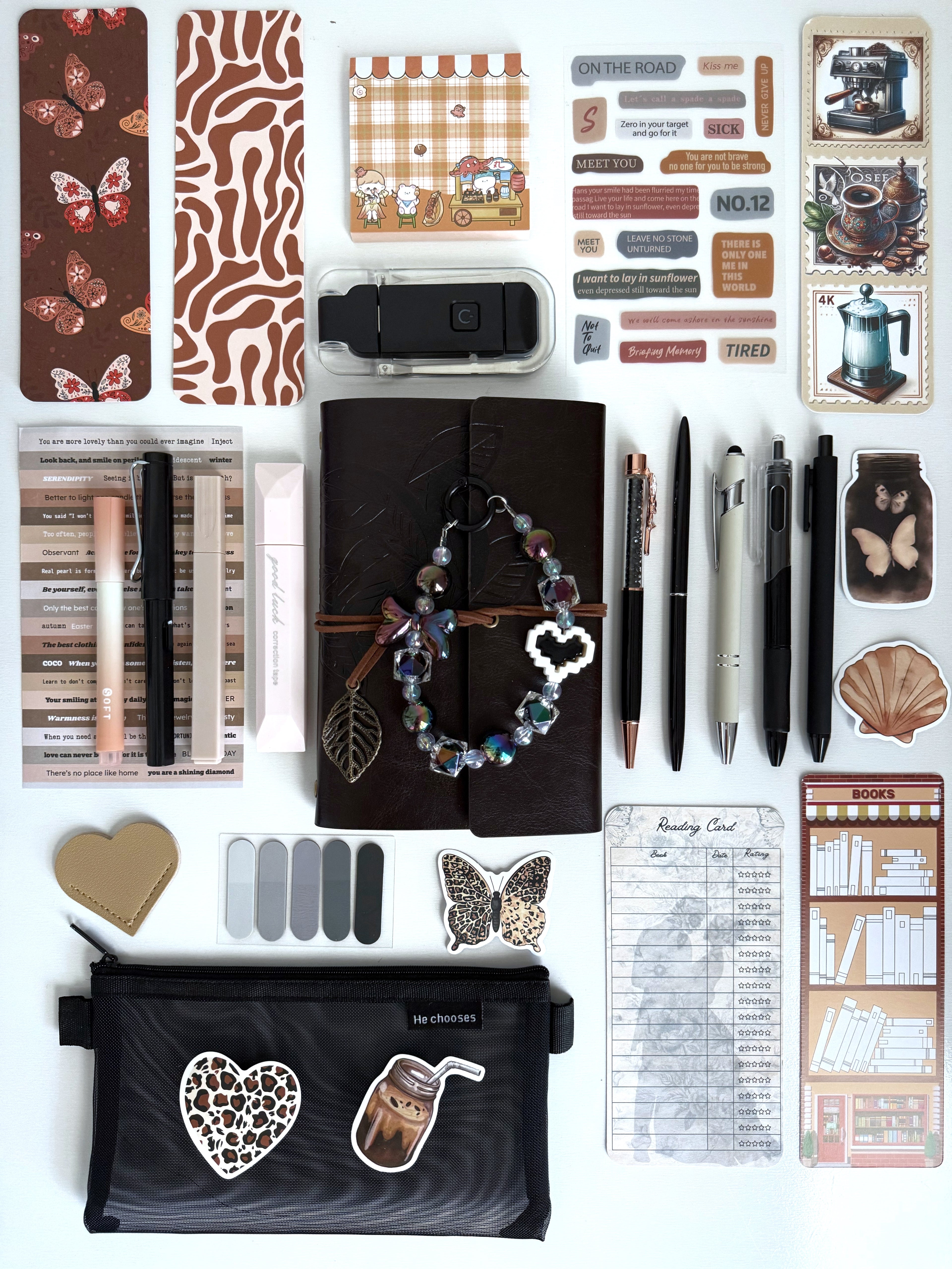 Dark Brown Bookish Bundle