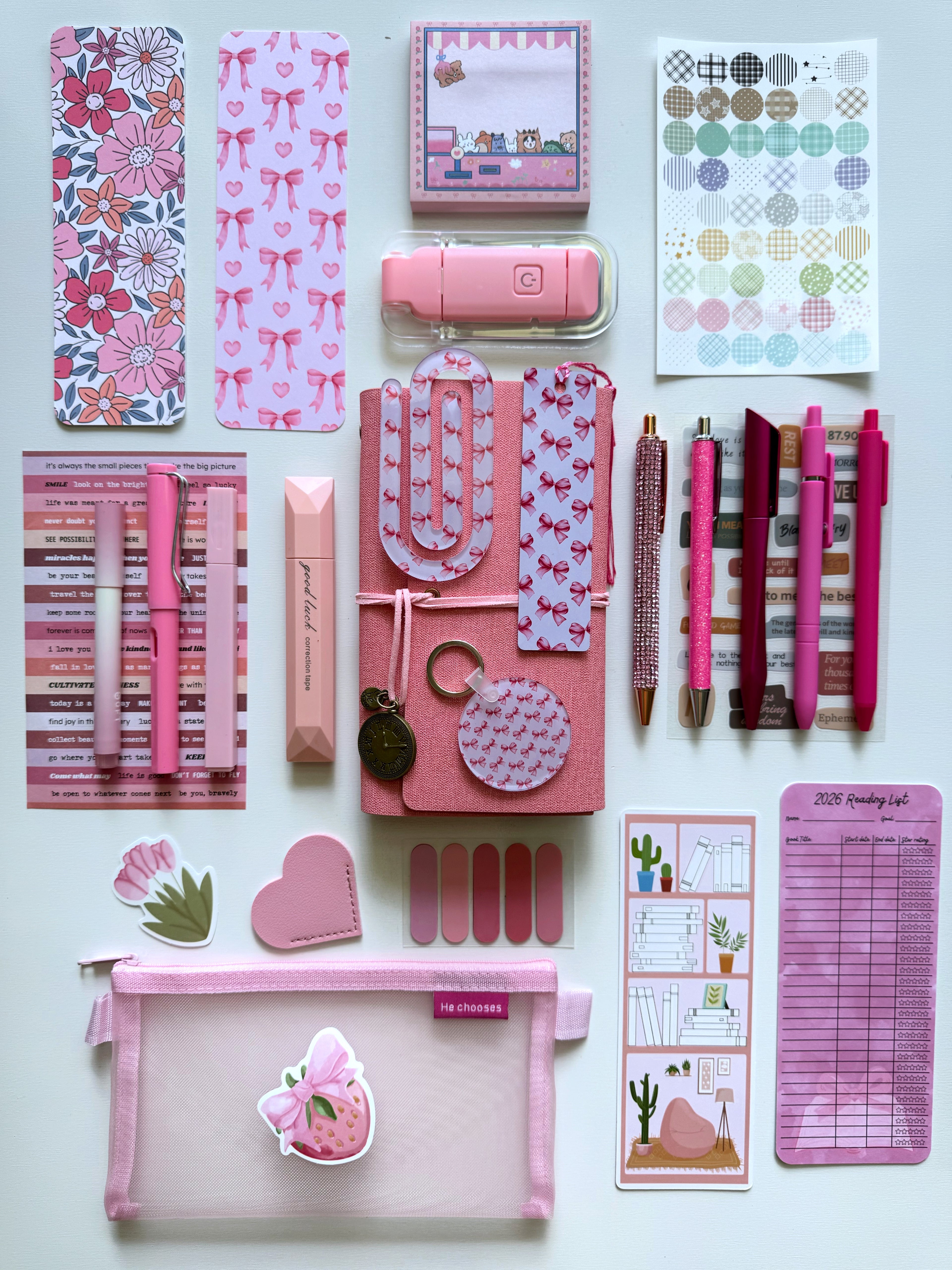 Pink Bookish Bundle