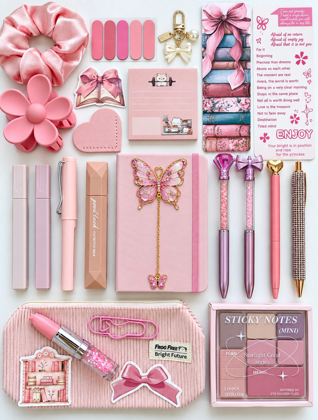 Pink Bookish Bundle (A6)