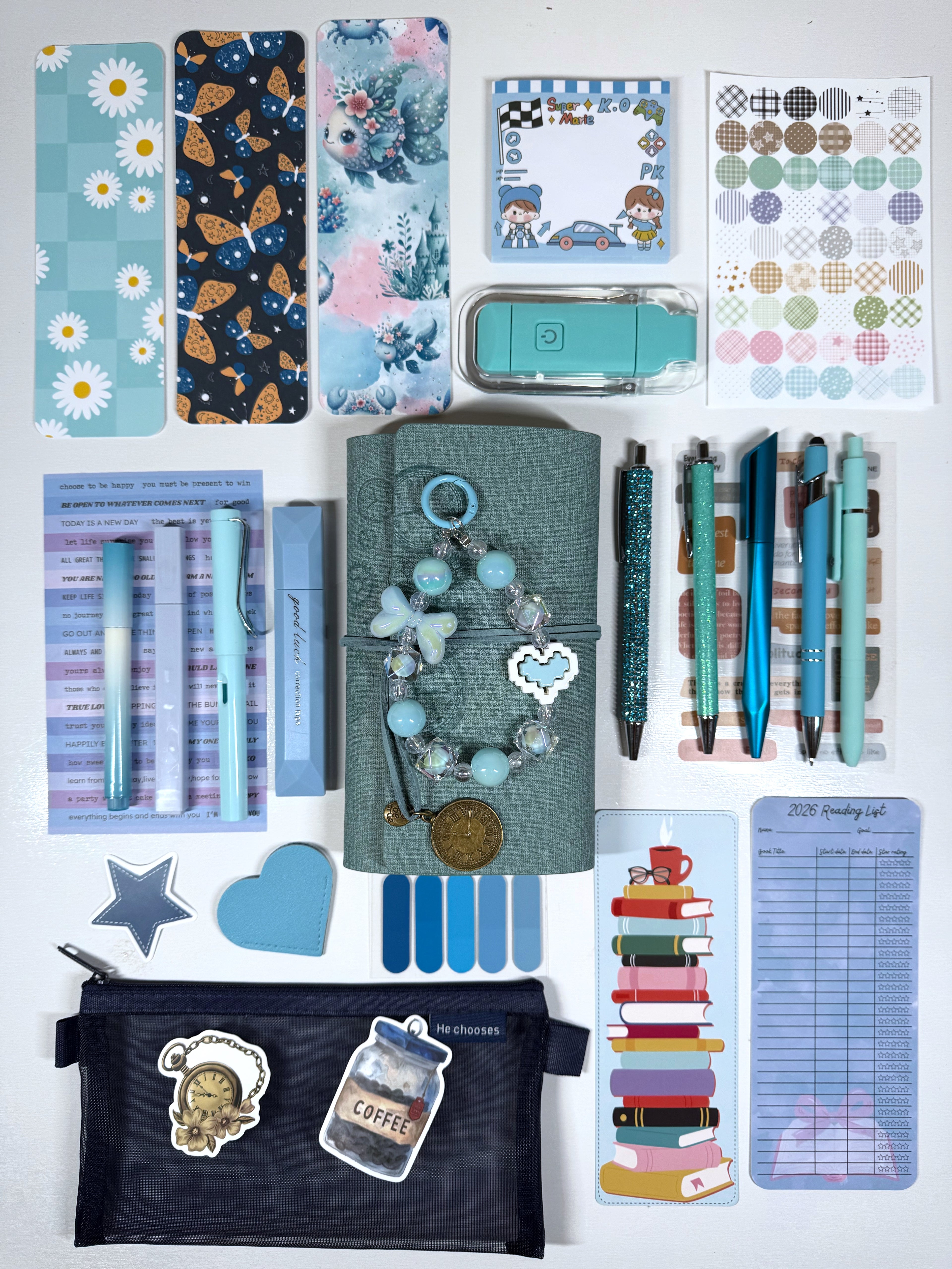 Blue Green Bookish Bundle
