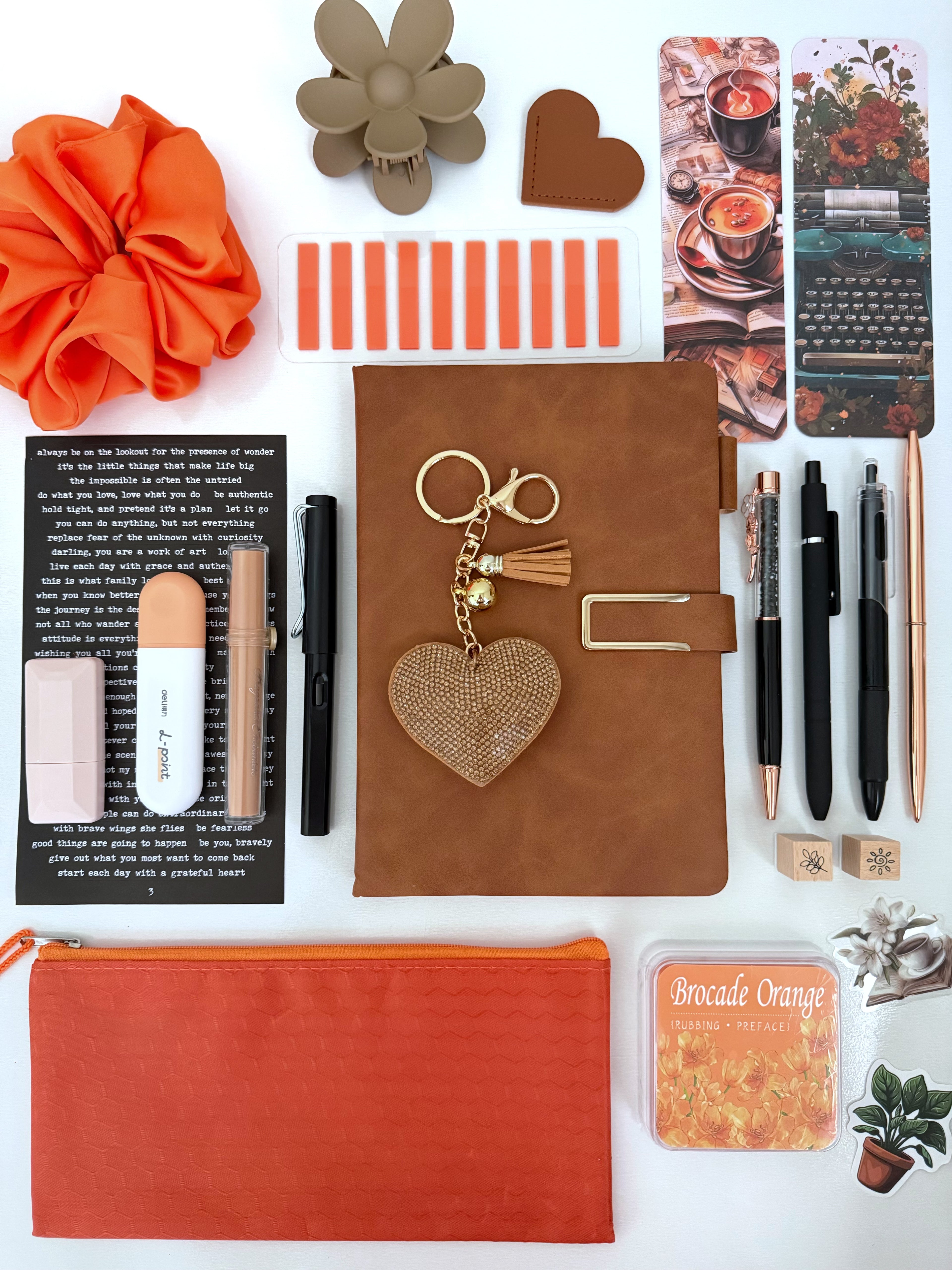 Brown & Orange Bookish Bundle