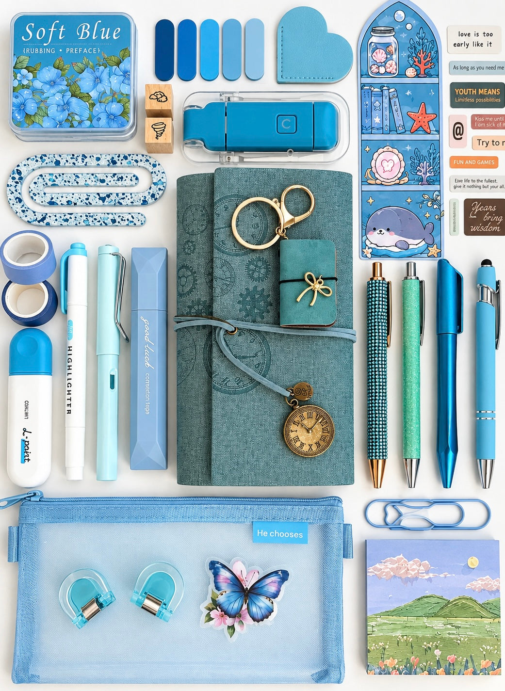 Blue Green Bookish Bundle