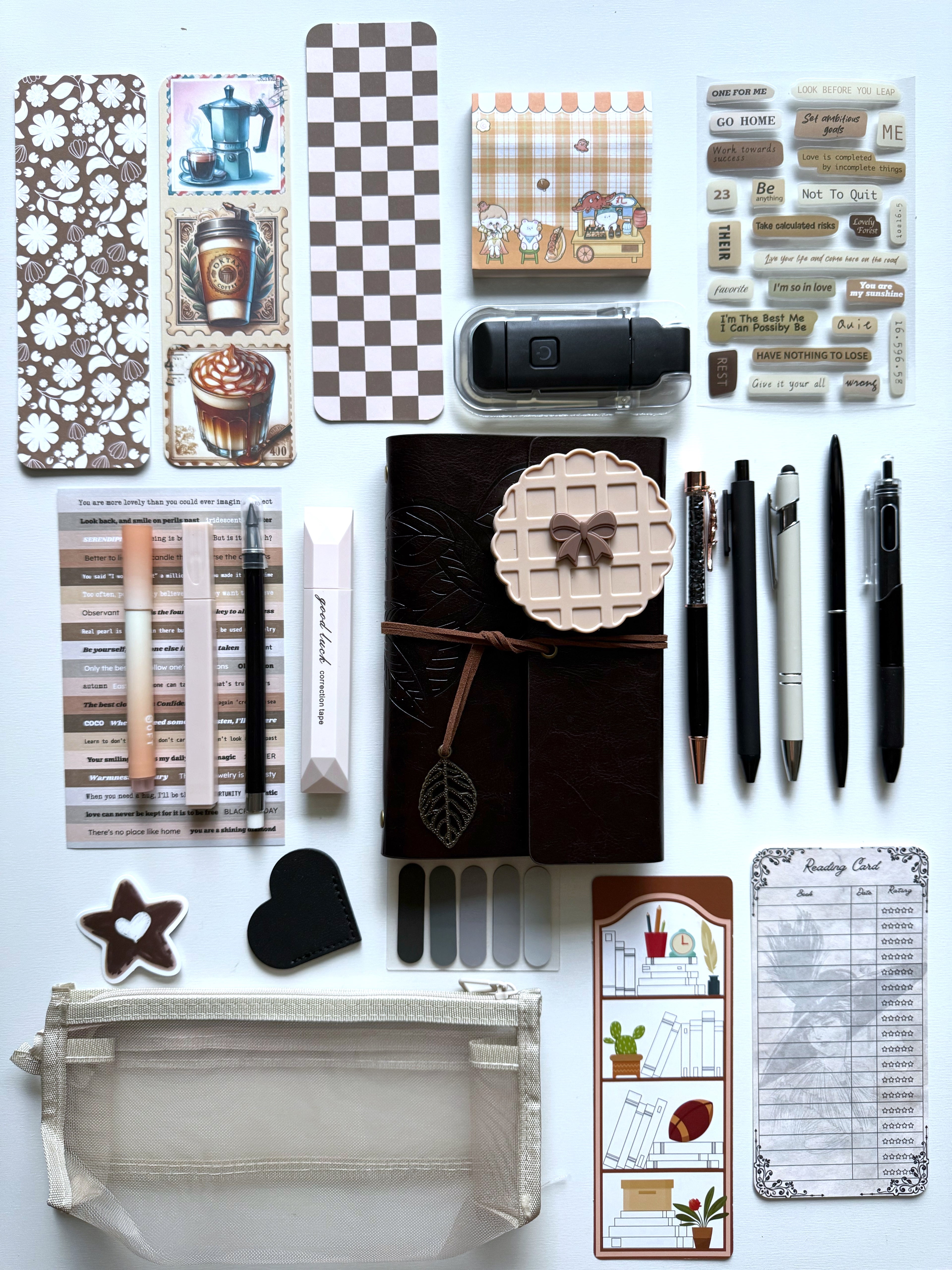 Dark Brown Bookish Bundle