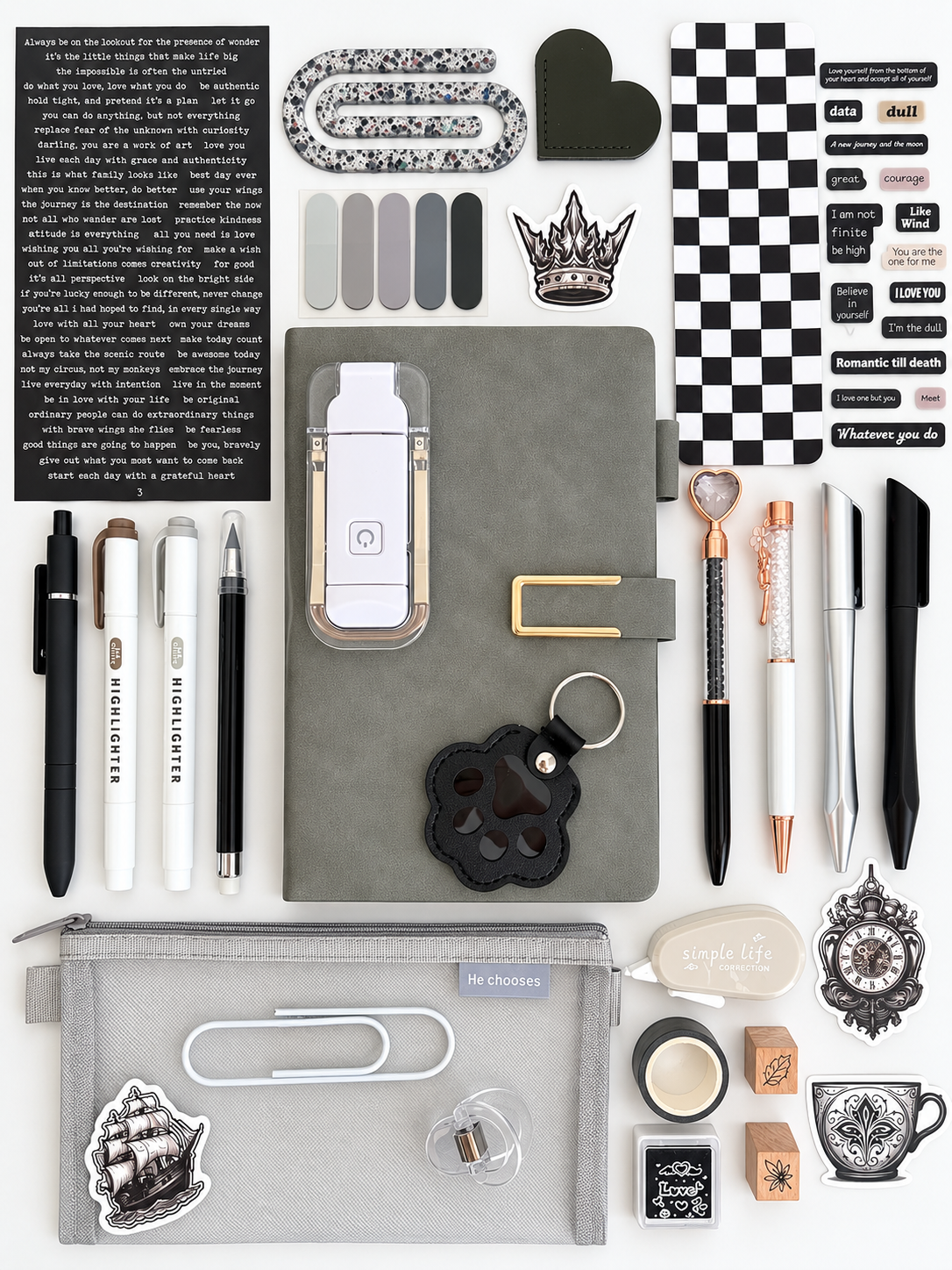 Grey Bookish Bundle