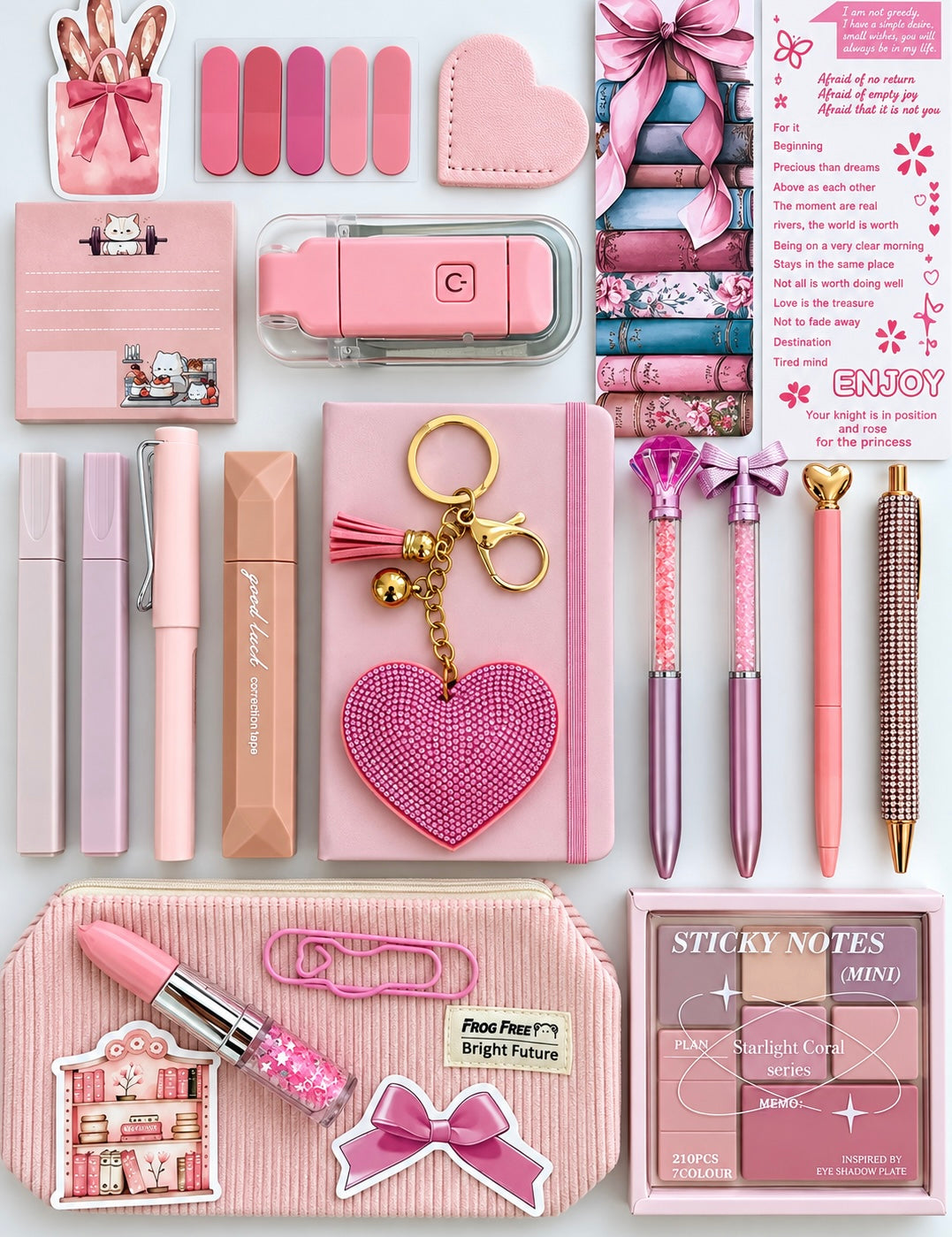 Pink Bookish Bundle (A6)