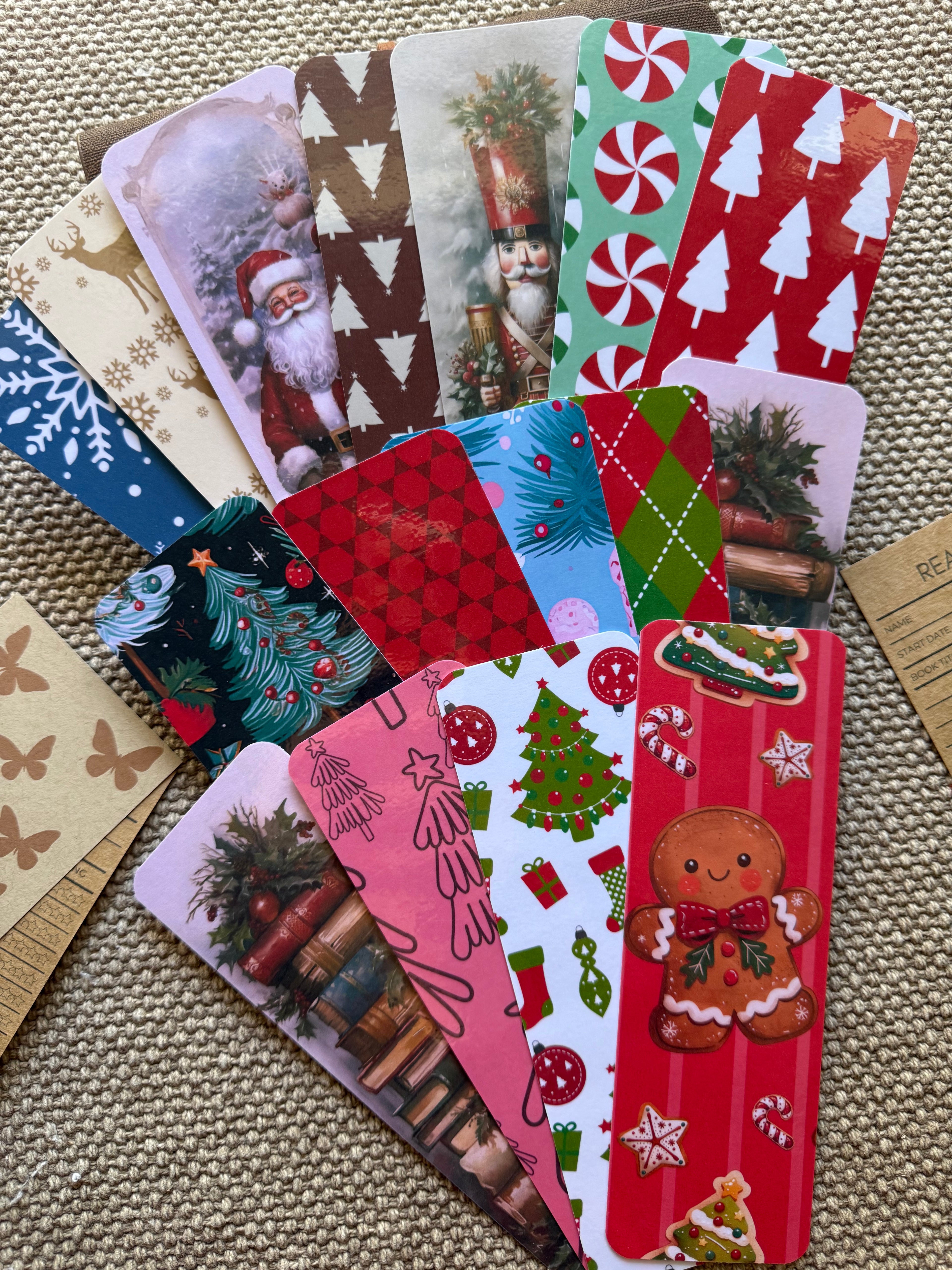 Christmas Bookmark | Double-Sided| Premium Cardstrock