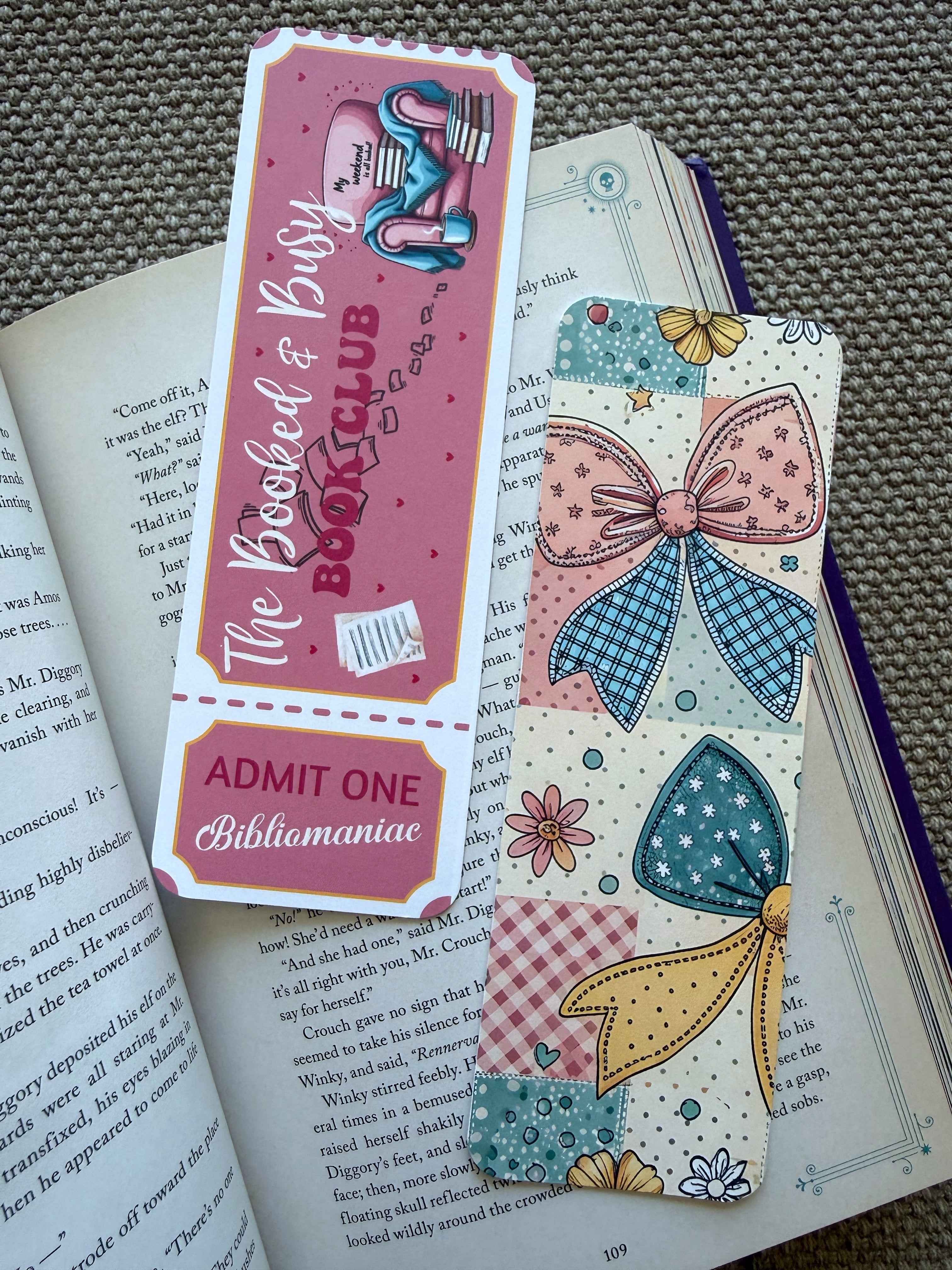 Bookmarks (two pieces per set)