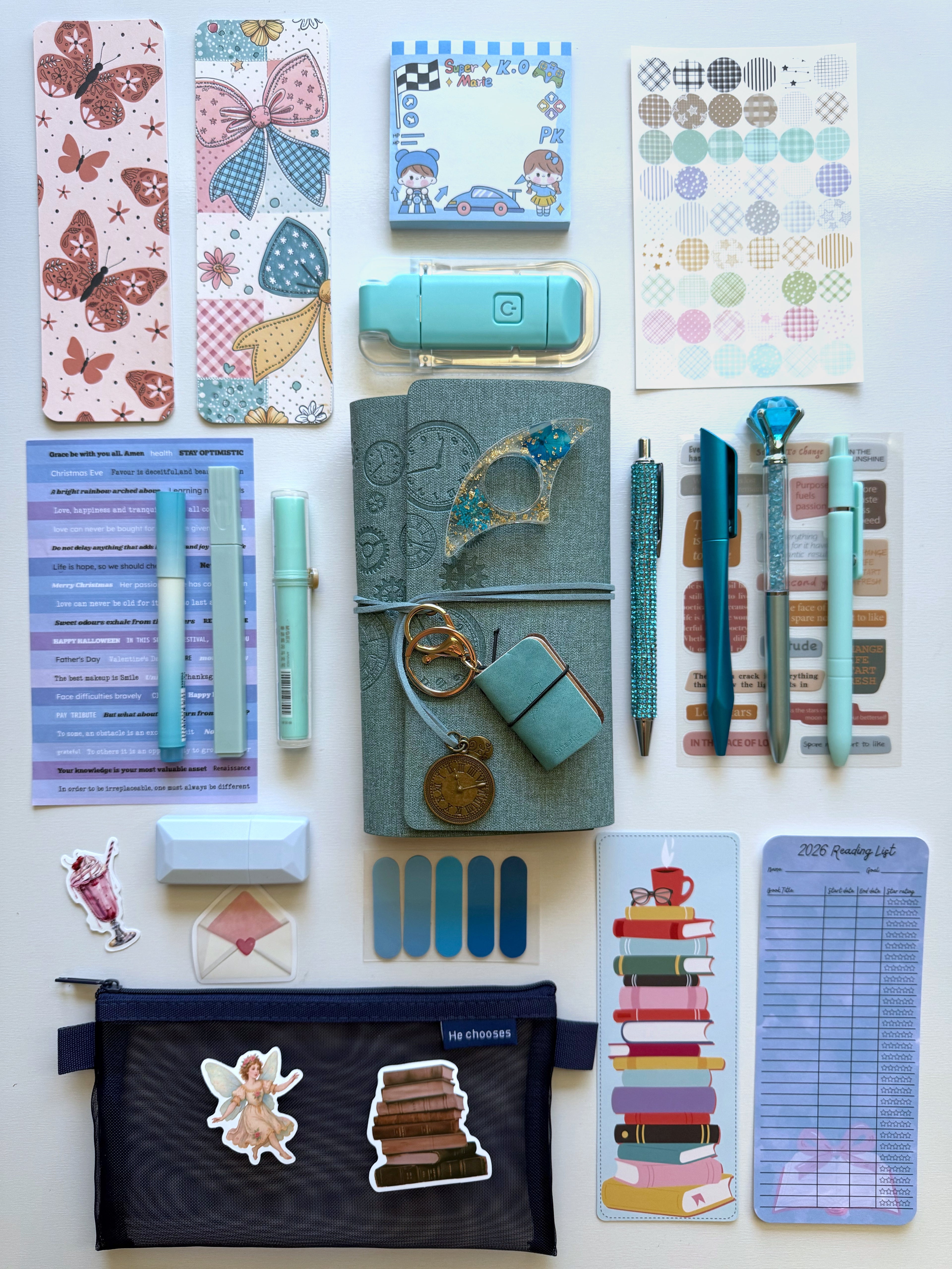 Blue Green Bookish Bundle