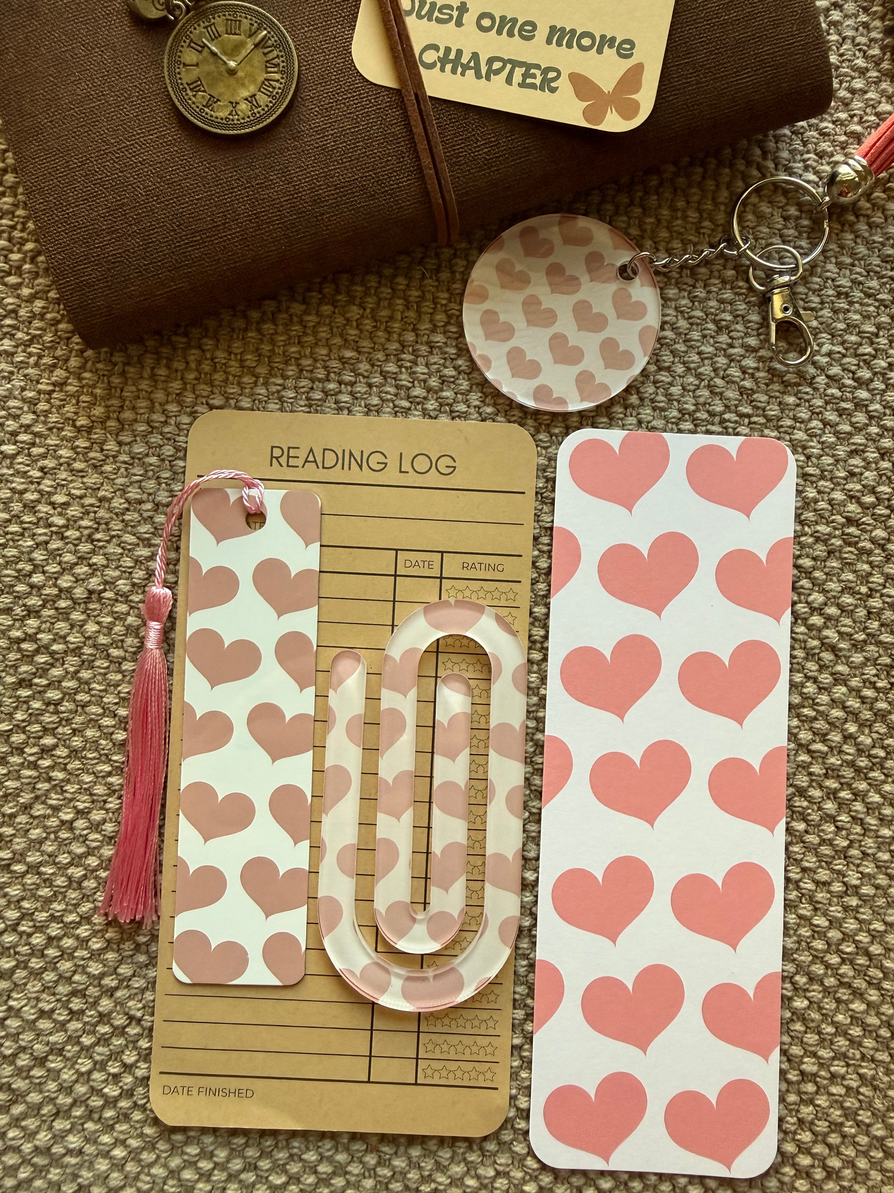 Bookmark Set and Keychain 4-in-1