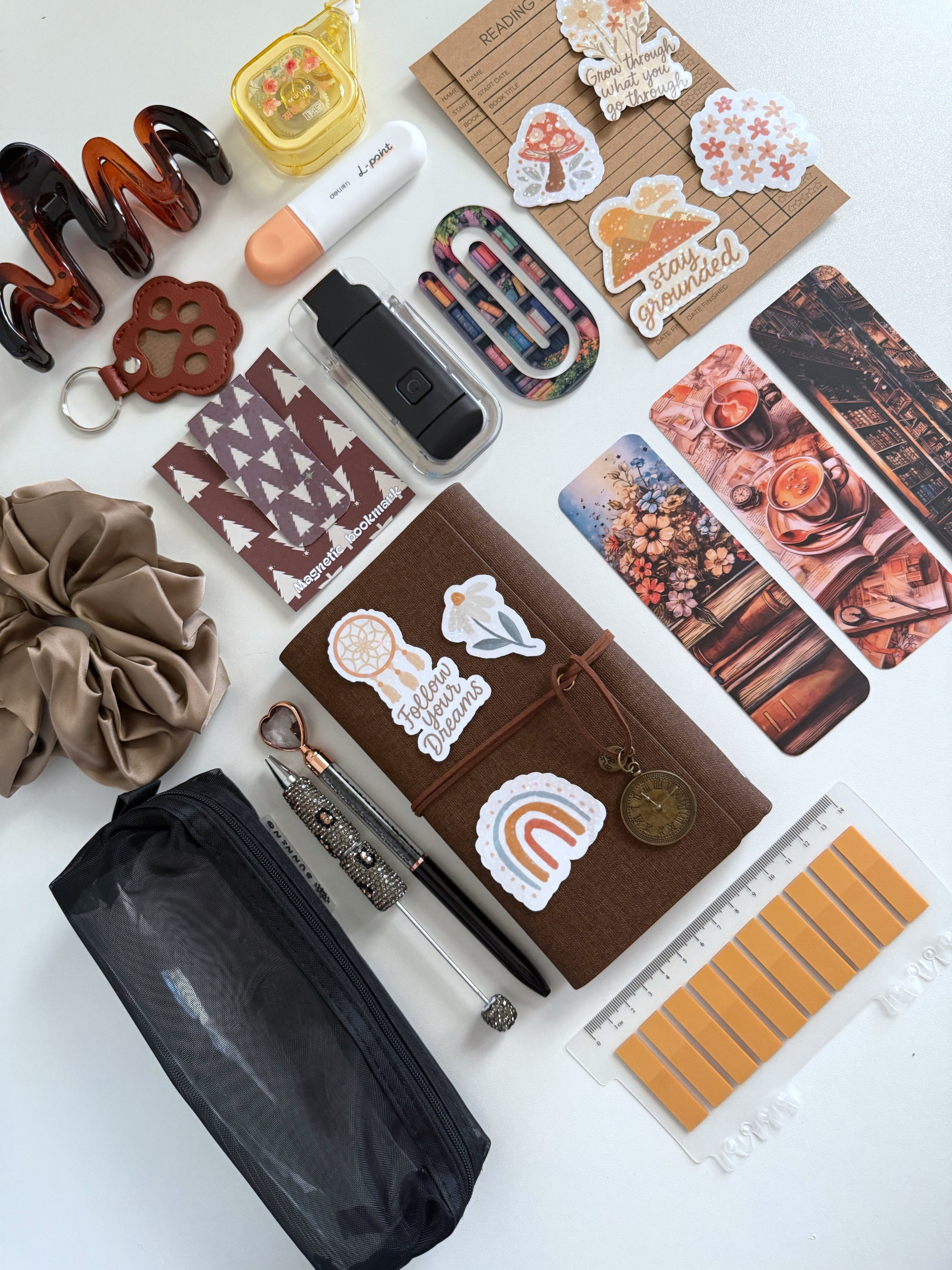 Bookish bundle COFFEE (notebook with a clock)