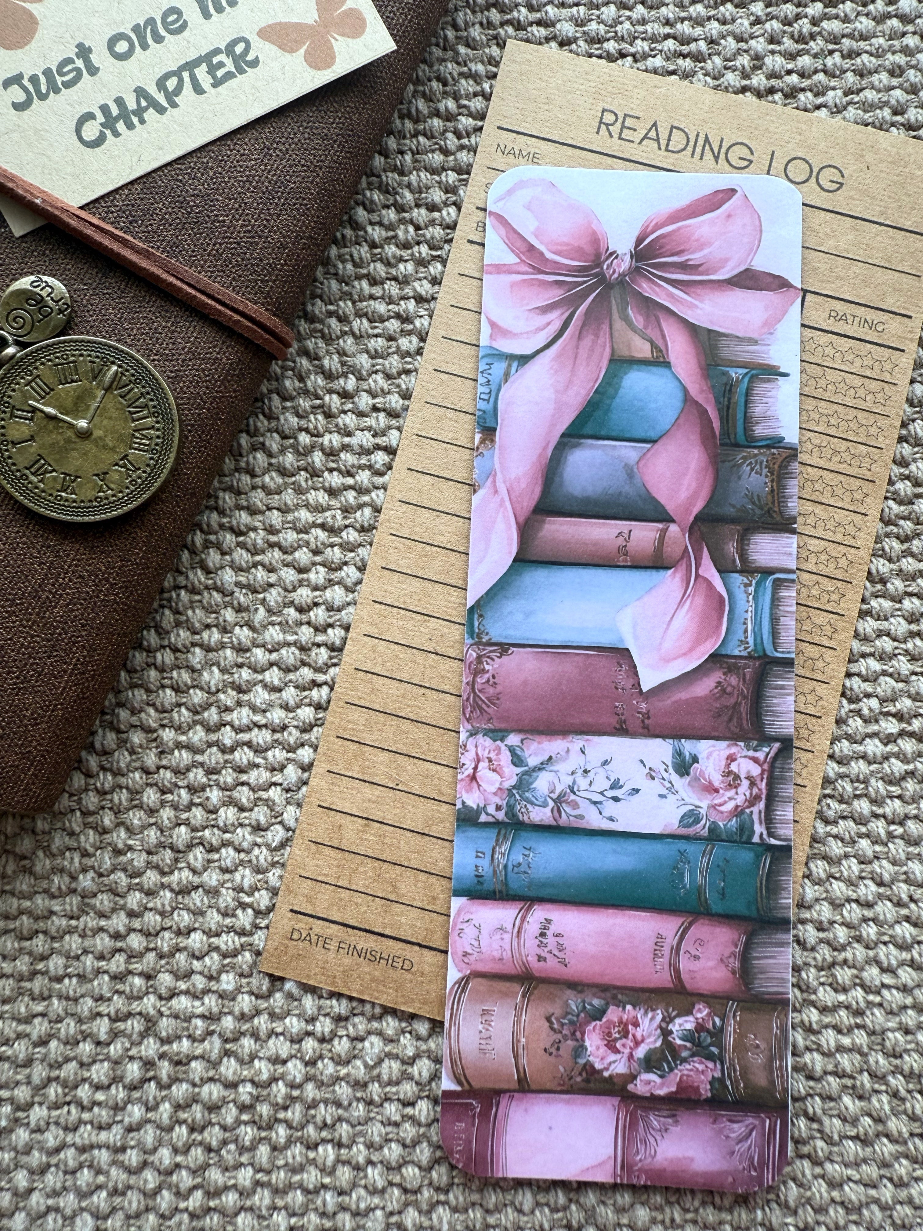 Cats & Books Bookmarks | Double-Sided • Laminated • Premium Cardstock