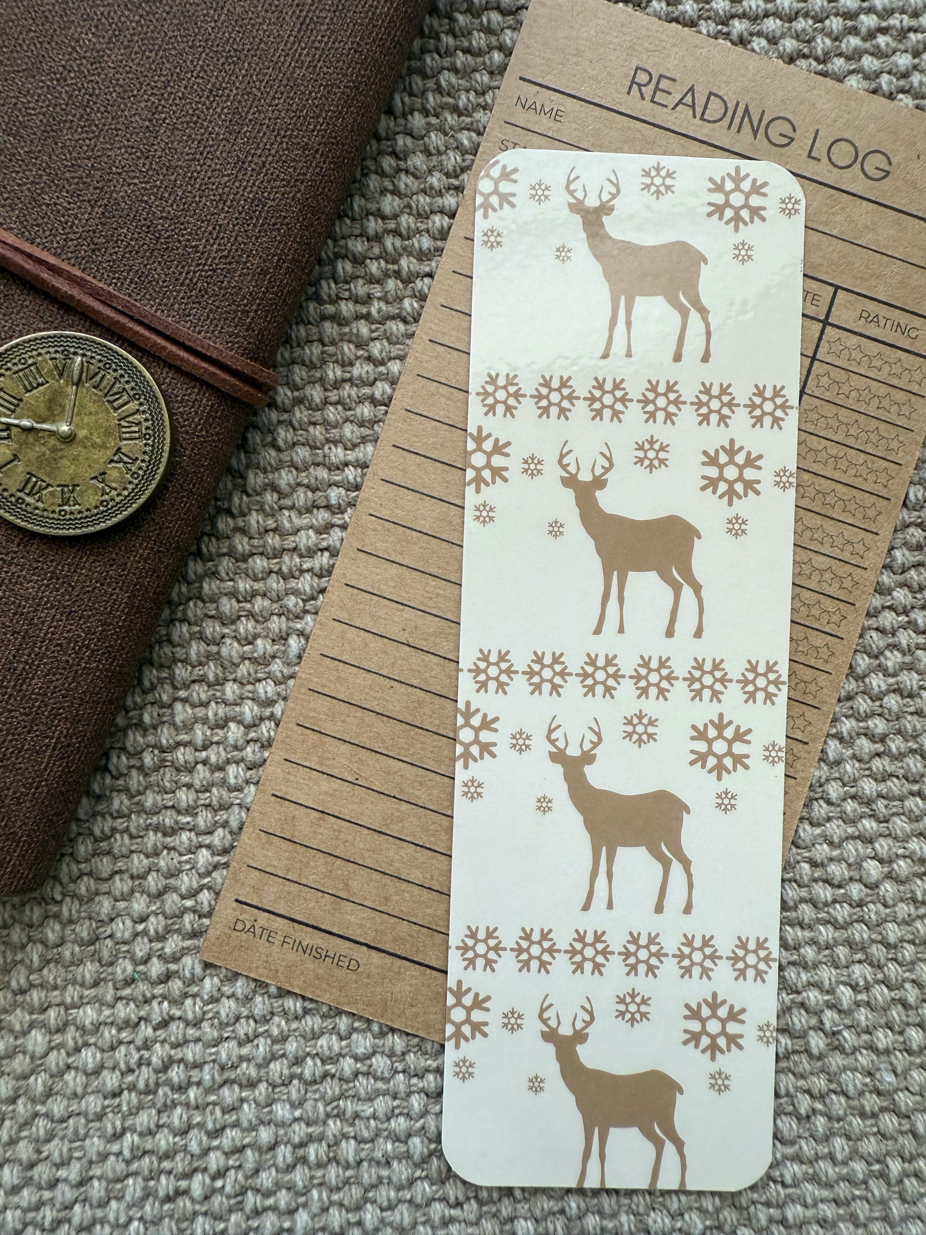 Christmas Bookmark | Double-Sided| Premium Cardstrock