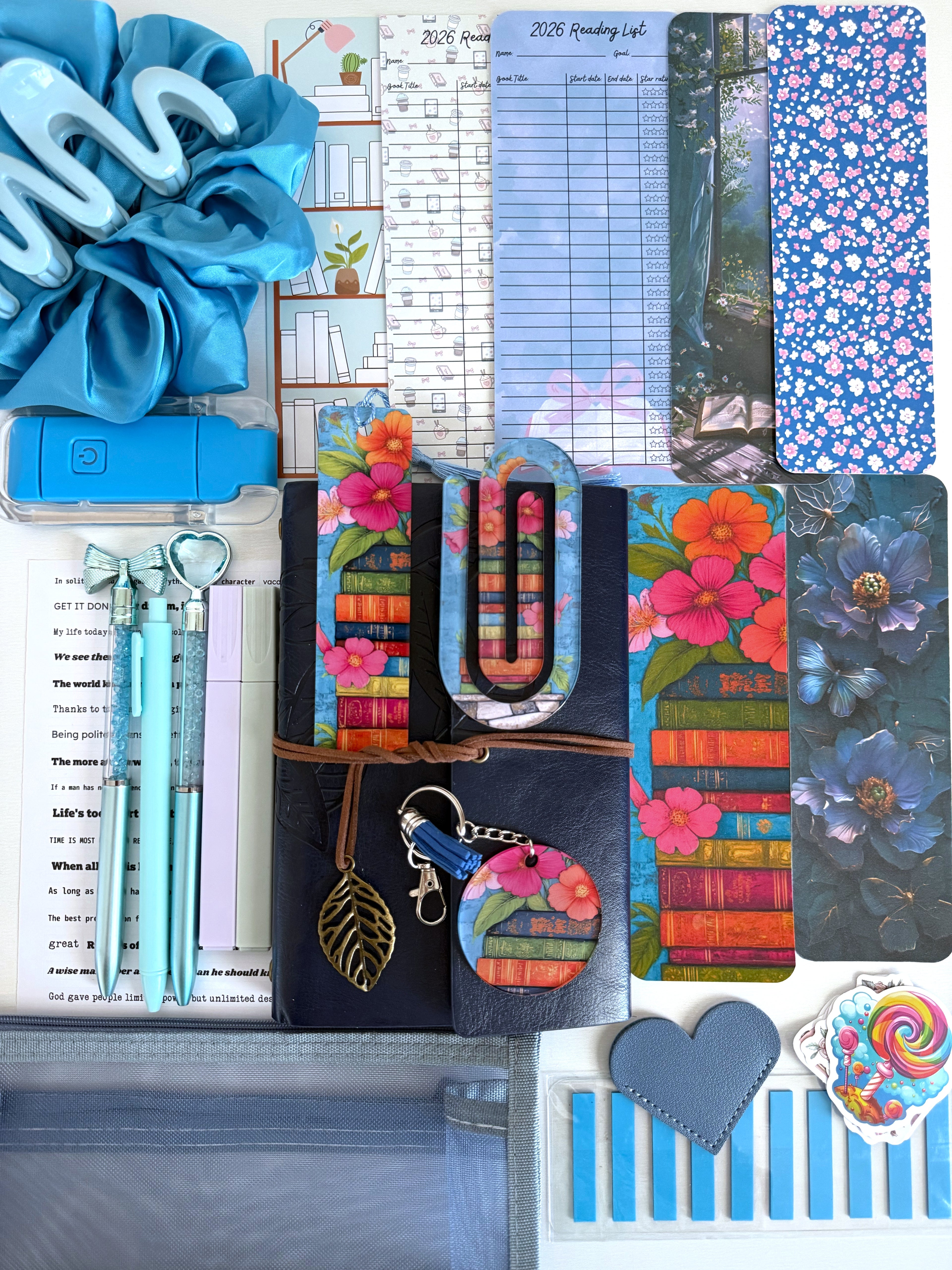 BLUE Bookish bundle