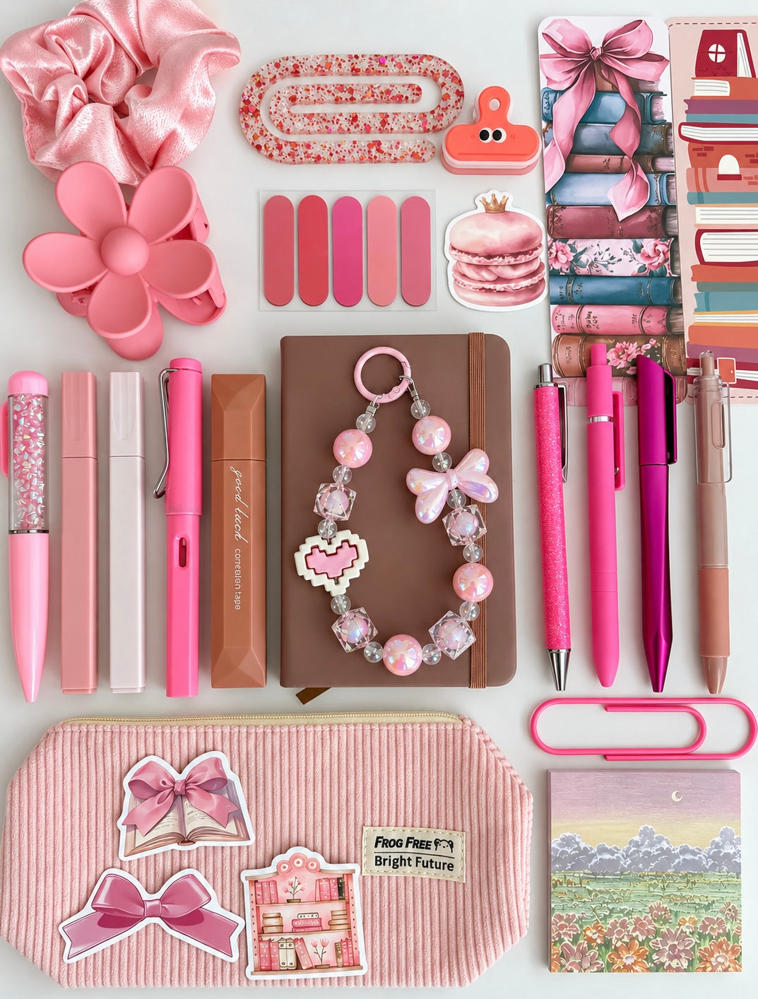 Dark Pink Bookish Bundle