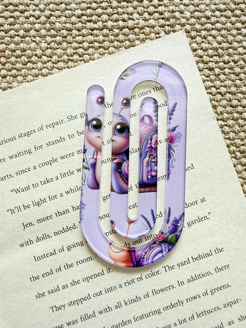 Acrylic bookmarks